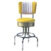 Barkruk Retro BS-28-66CB Geel 66 cm | Bel Air Retro Fifties Furniture