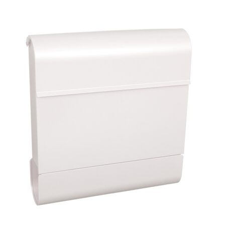Basic Armilan wandbrievenbus met krantenvak staal - wit | Basic