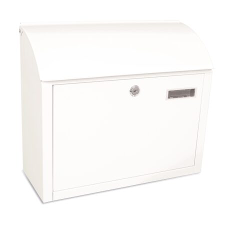 Basic Denian wandbrievenbus staal - wit | Basic