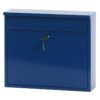 Basic Granadan wandbrievenbus staal - blauw | Basic
