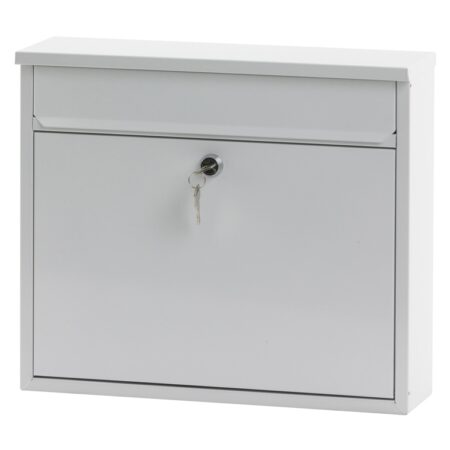 Basic Granadan wandbrievenbus staal - wit | Basic