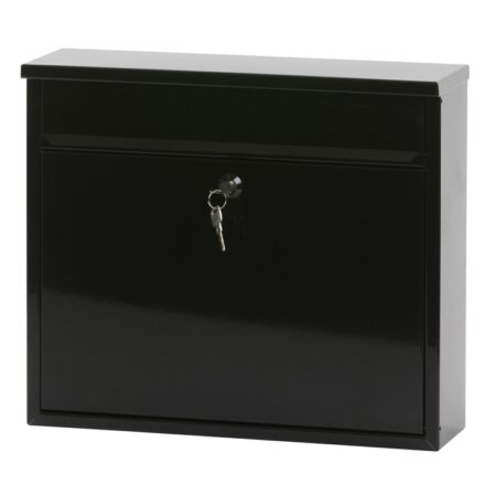 Basic Granadan wandbrievenbus staal - zwart | Basic
