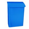Basic Lugon wandbrievenbus staal - blauw | Basic