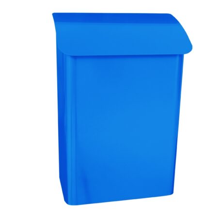 Basic Lugon wandbrievenbus staal - blauw | Basic