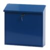 Basic Malagan wandbrievenbus staal - blauw | Basic