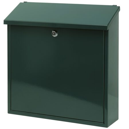 Basic Malagan wandbrievenbus staal - groen | Basic