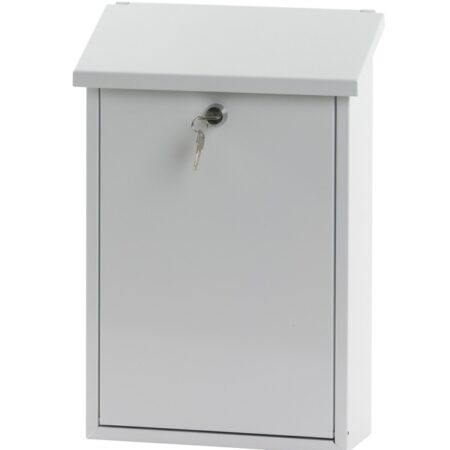 Basic Toledon wandbrievenbus staal - wit | Basic