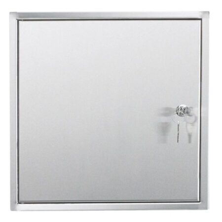 Basic brievenbusdeurtje 27x27 cm inbouw - RVS | Basic