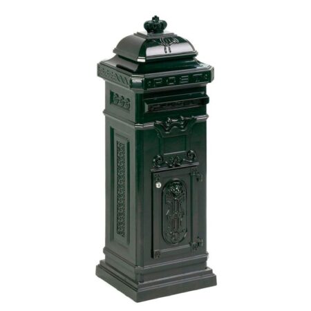Basic nostalgische staande kolombrievenbus - groen | Basic