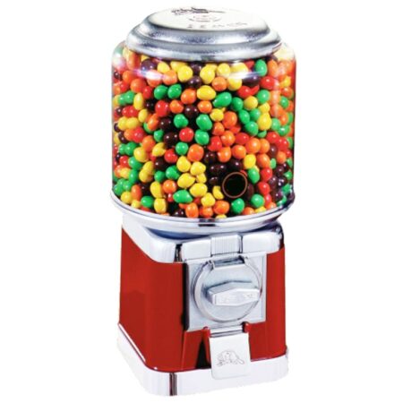 Beaver RB 16 Snoep Automaat Aluminium/Rood - Bulk Snoep - 50 Eurocent | Beaver