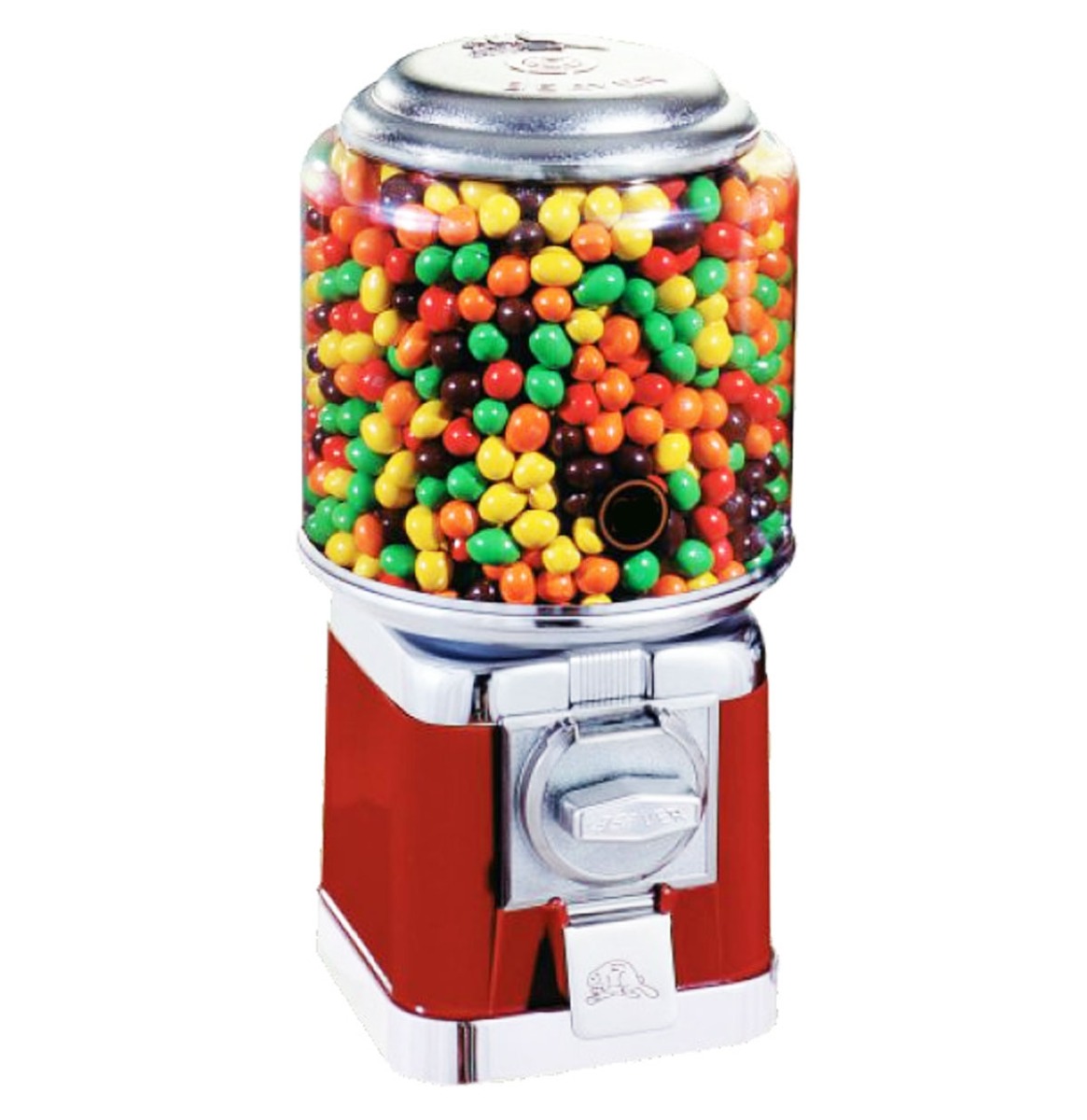 Beaver RB 16 Snoep Automaat Aluminium/Rood - Bulk Snoep - 50 Eurocent | Beaver