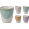 Beker 150ml aardewerk 4ass doos a 12st | Excellent Houseware
