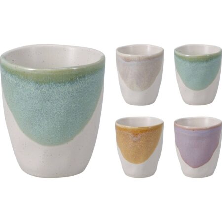 Beker 150ml aardewerk 4ass doos a 12st | Excellent Houseware