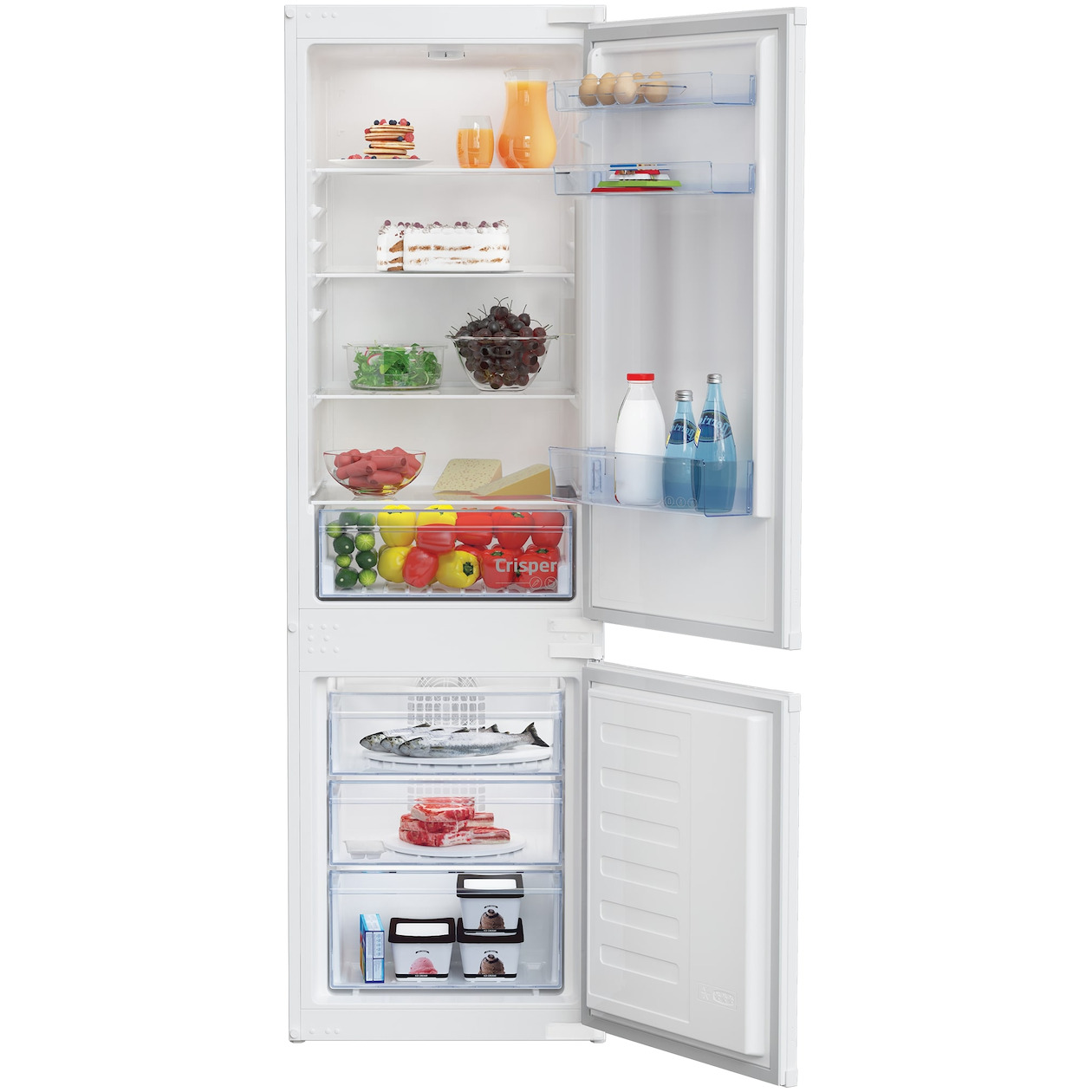 Beko BCHA275K41SN Inbouw koel-vriescombinatie | Beko