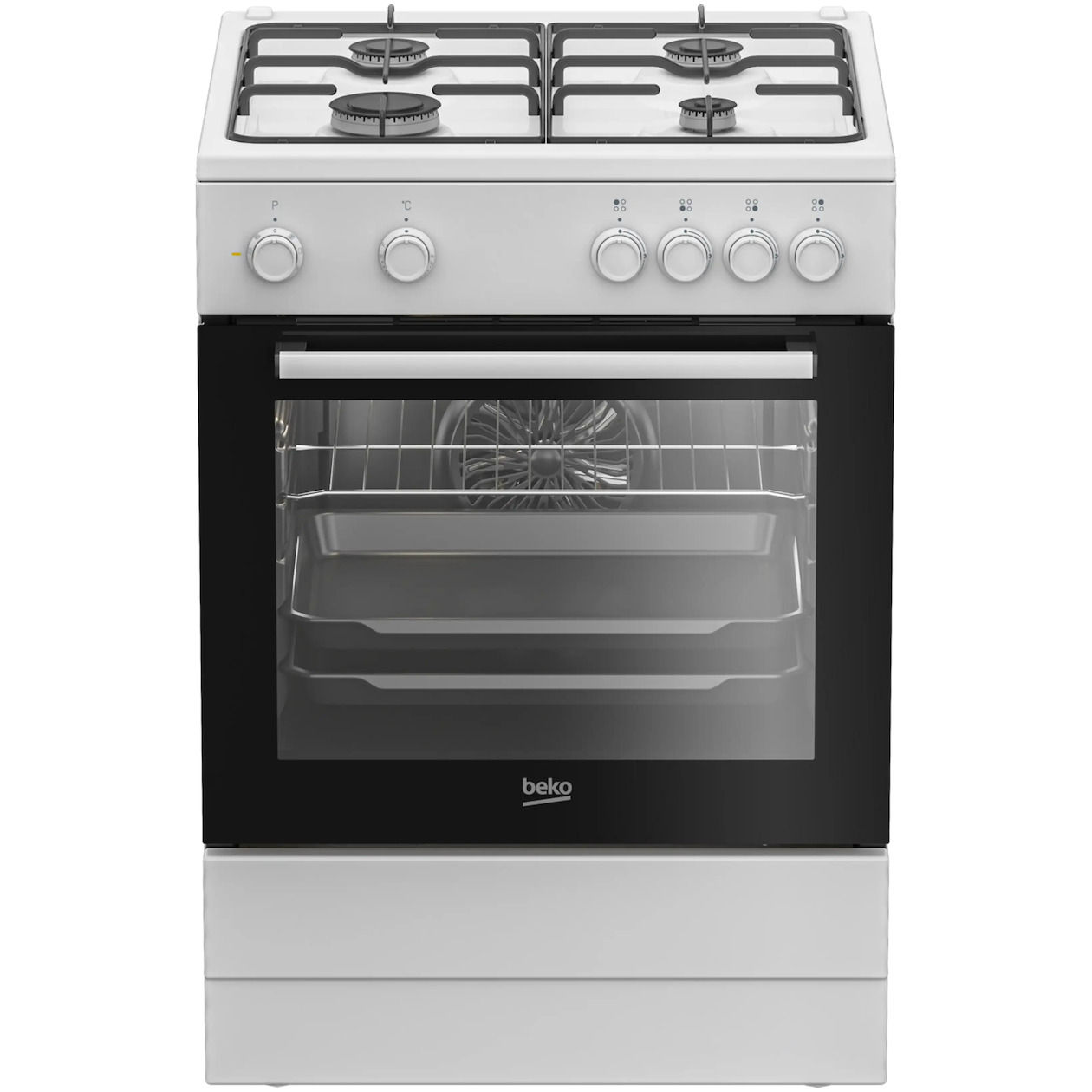 Beko FBM6202W NL Gasfornuis Wit | Beko