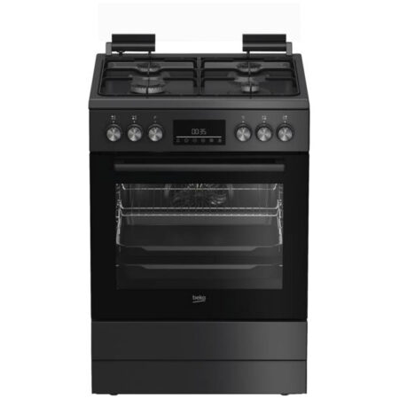 Beko FBM6232A NL Gasfornuis Zwart | Beko