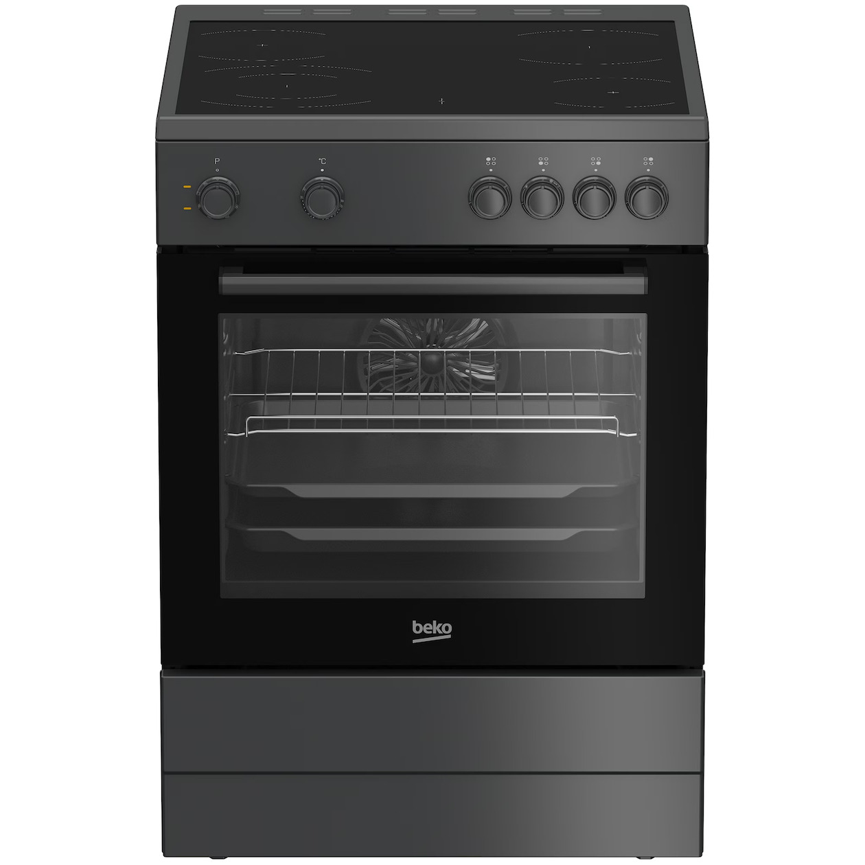 Beko FBM6701A Keramisch fornuis Grijs | Beko