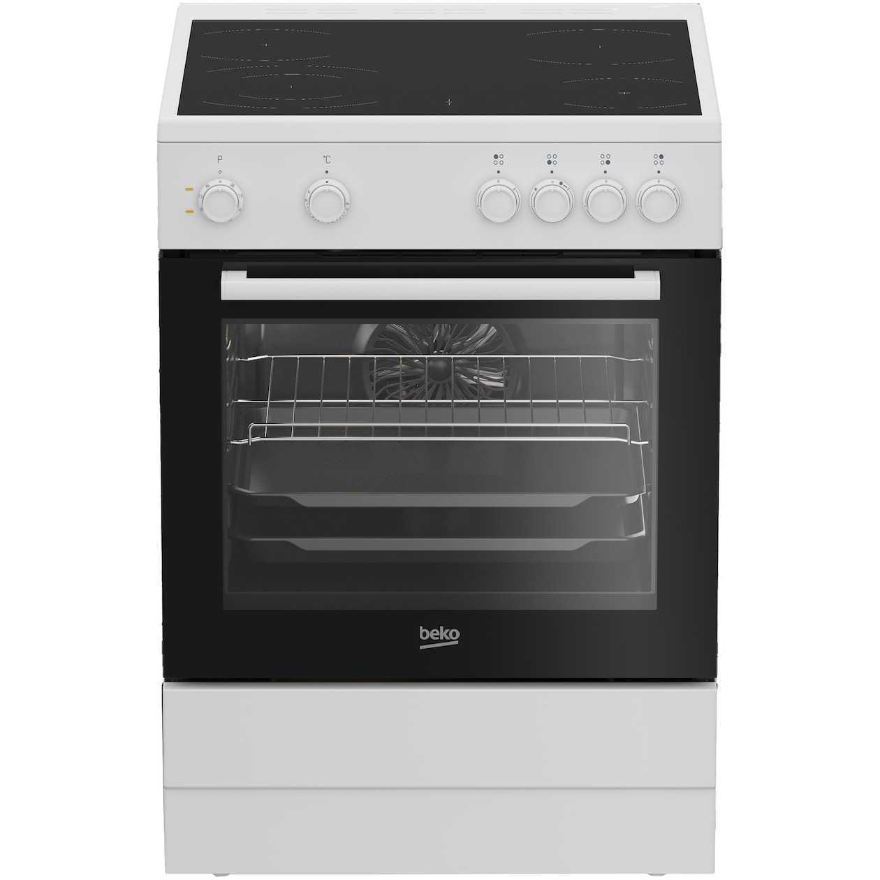 Beko FBM6701W Keramisch fornuis Wit | Beko