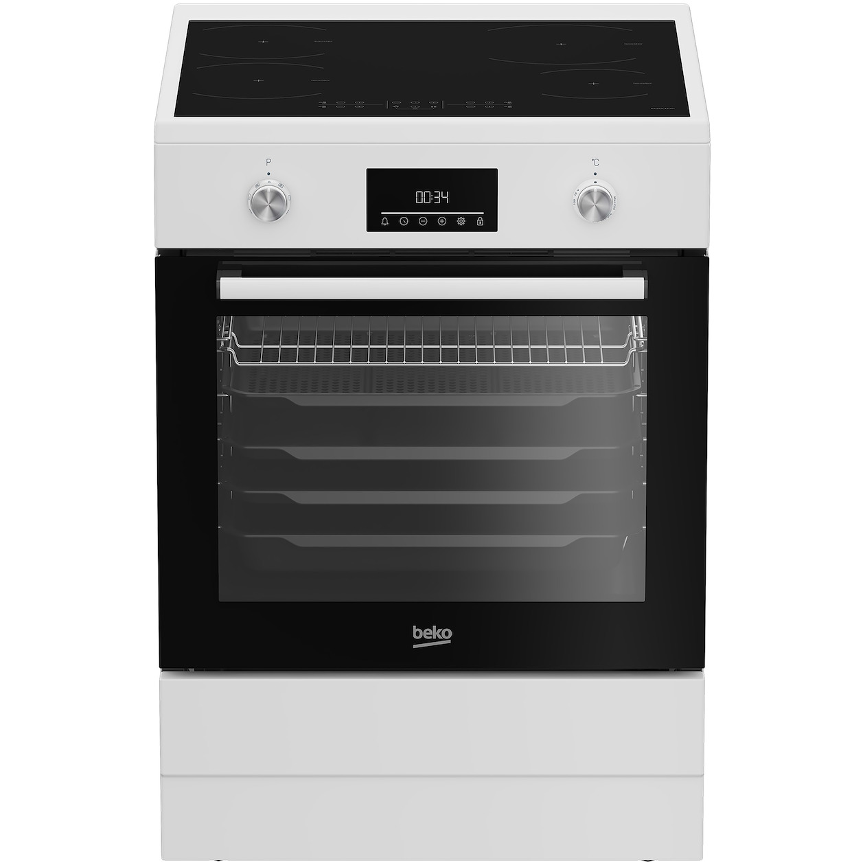 Beko FBMA6930GW Inductie fornuis Wit | Beko