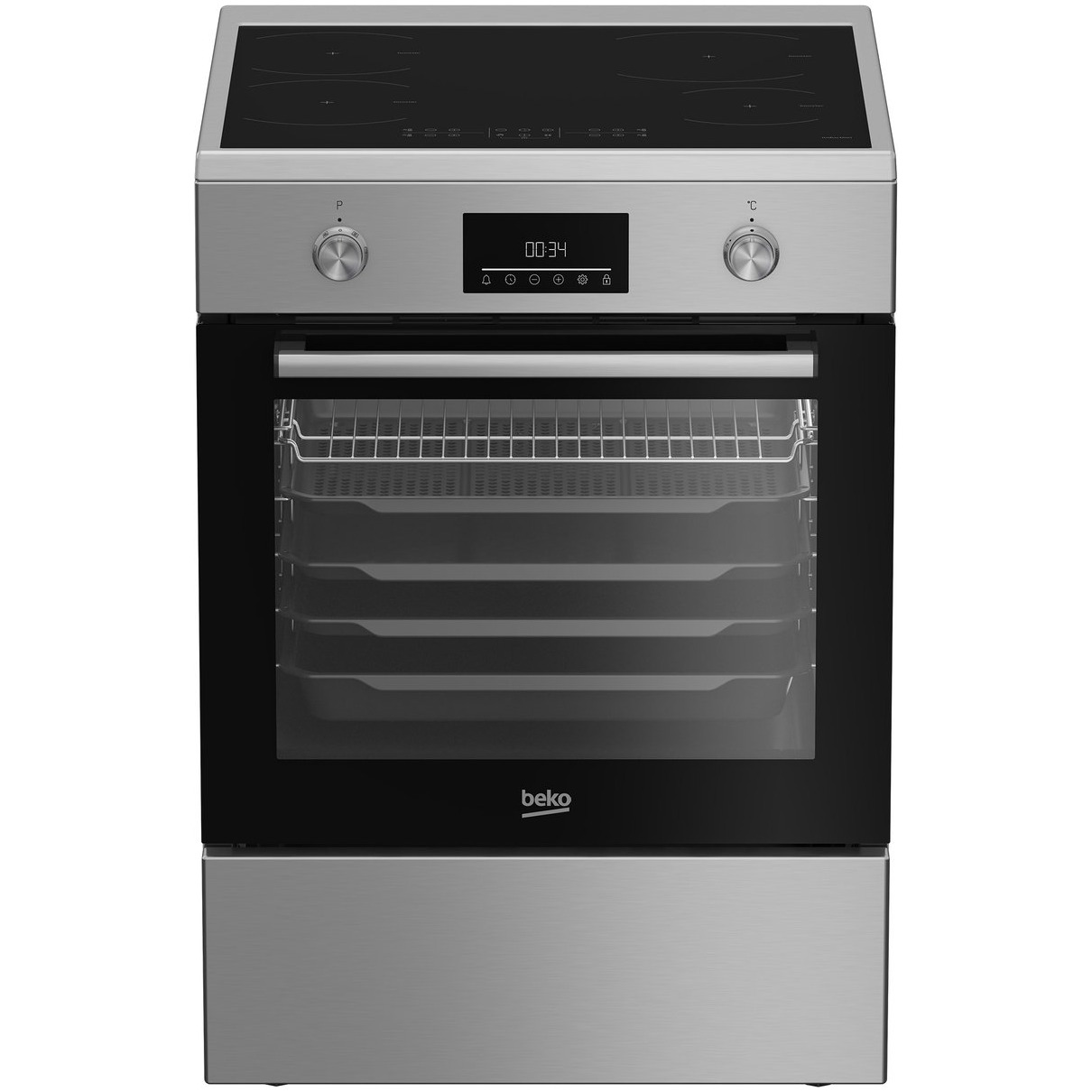 Beko FBMA6930GX Inductie fornuis Grijs | Beko