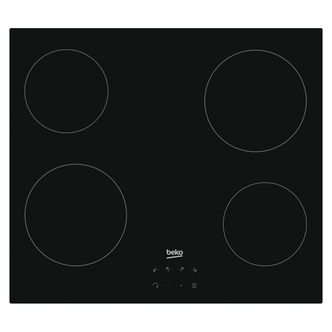 Beko HIC64400E Keramische kookplaat Zwart | Beko