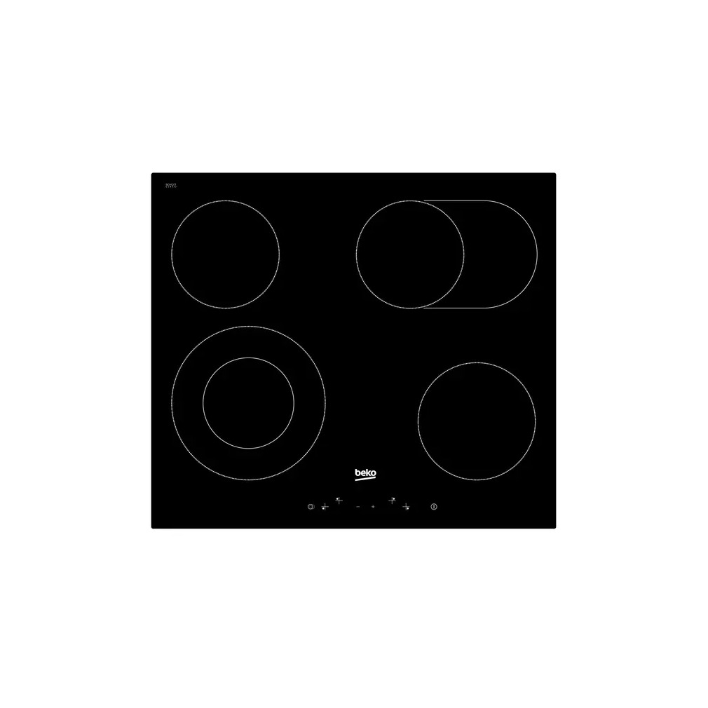 Beko HIC64403 Keramische kookplaat Zwart | Beko
