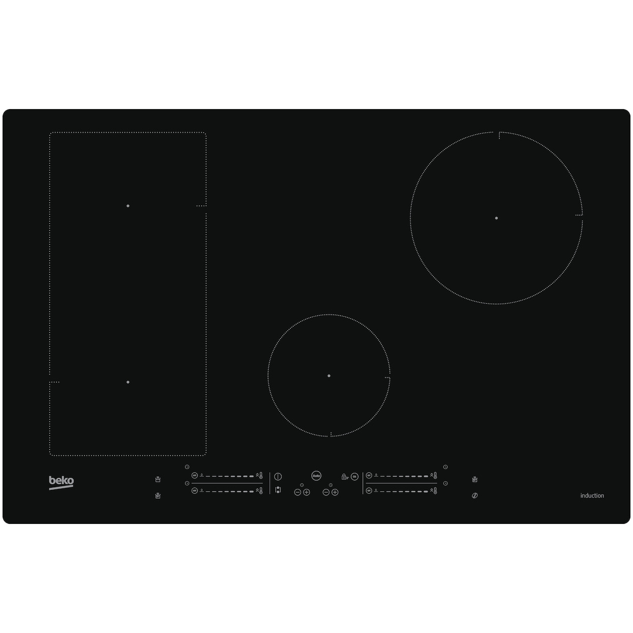 Beko HII84541IFT Inductie kookplaat Zwart | Beko