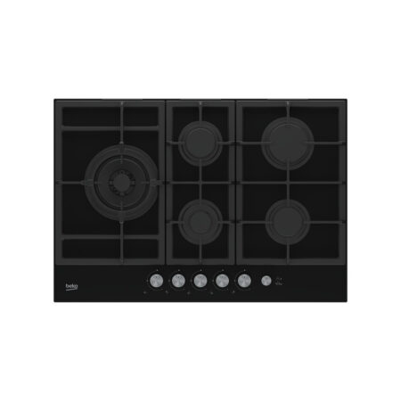 Beko HILL75235S Gas kookplaat Zwart | Beko