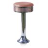 Bar Stool BS-27 Dusty Rose-Hout | Bel Air Retro Fifties Furniture