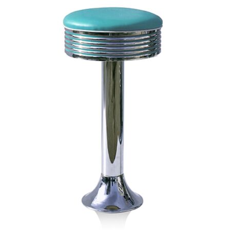 Bar Stool BS-27 Turquoise -Beton | Bel Air Retro Fifties Furniture