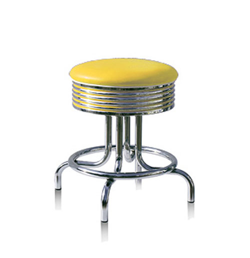 Bel Air Bar Stool BS-28-48 Yellow | Bel Air Retro Fifties Furniture