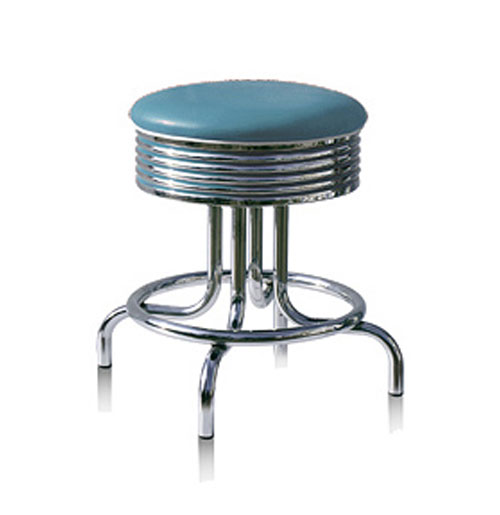Bel Air Barkruk BS-28-48 Blauw | Bel Air Retro Fifties Furniture