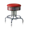 Bel Air Barkruk BS-28-48 Rood | Bel Air Retro Fifties Furniture