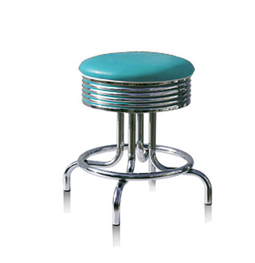 Bel Air Barkruk BS-28-48 Turquoise | Bel Air Retro Fifties Furniture