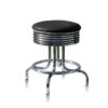 Bel Air Barkruk BS-28-48 Zwart | Bel Air Retro Fifties Furniture