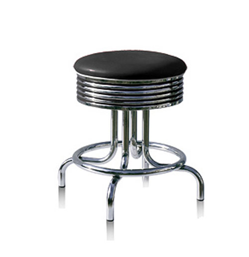 Bel Air Barkruk BS-28-48 Zwart | Bel Air Retro Fifties Furniture