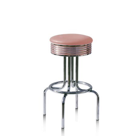 Bel Air Barkruk BS-28-77 Dusty Rose | Bel Air Retro Fifties Furniture