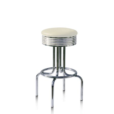 Bel Air Barkruk BS-28-77 Gebroken Wit | Bel Air Retro Fifties Furniture