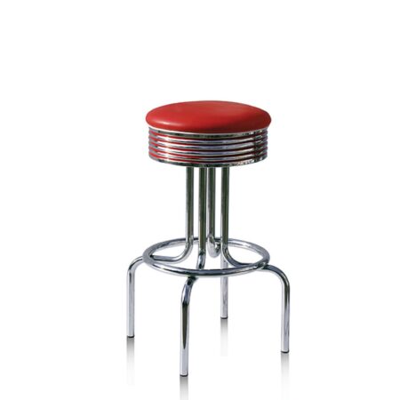 Bel Air Barkruk BS-28-77 Rood | Bel Air Retro Fifties Furniture