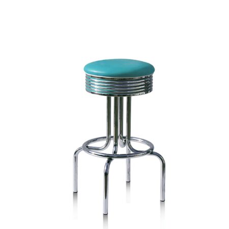 Bel Air Barkruk BS-28-77 Turquoise | Bel Air Retro Fifties Furniture