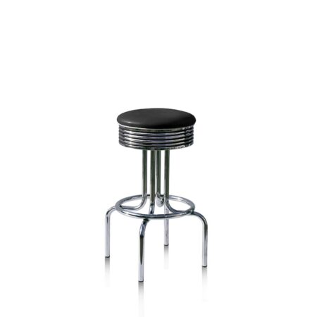 Bel Air Barkruk BS-28-77 Zwart | Bel Air Retro Fifties Furniture