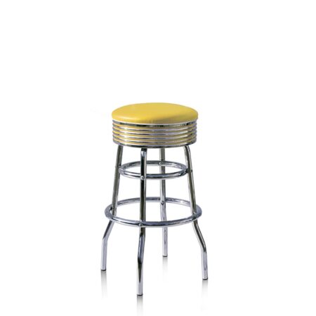 Bel Air Barkruk BS-29 Geel | Bel Air Retro Fifties Furniture