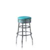 Bel Air Barkruk BS-29 Turquoise | Bel Air Retro Fifties Furniture