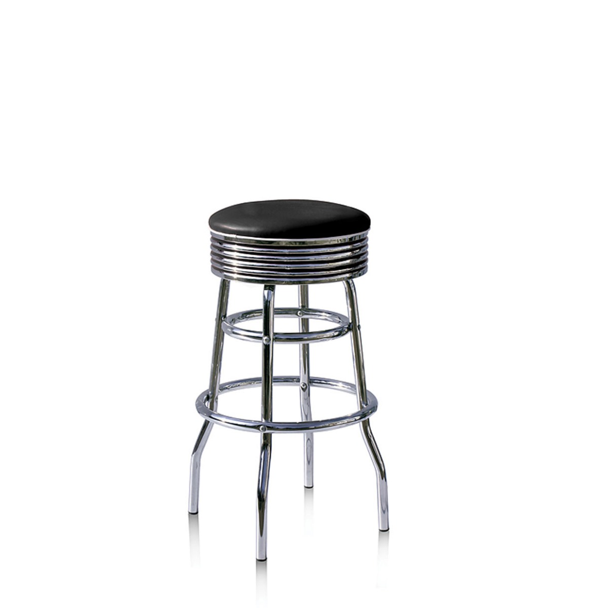 Bel Air Barkruk BS-29 Zwart | Bel Air Retro Fifties Furniture