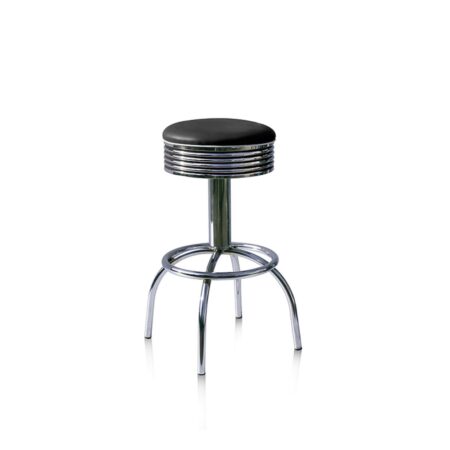 Bel Air Barkruk BS-30 Zwart 77 cm | Bel Air Retro Fifties Furniture