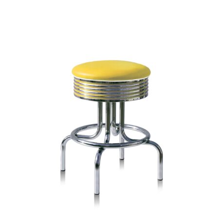 Bel Air Barkruk Retro BS-28-66 Geel 66 cm | Bel Air Retro Fifties Furniture