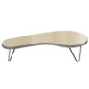 Bel Air Boomerang Salon Tafel TO17 Antique White | Bel Air Retro Fifties Furniture