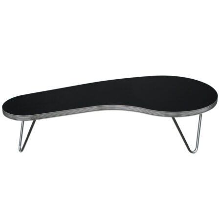 Bel Air Boomerang Salon Tafel TO17 Blackstone | Bel Air Retro Fifties Furniture