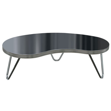 Bel Air Boomerang Salon Tafel TO18 Blackstone | Bel Air Retro Fifties Furniture