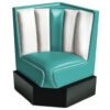 Bel Air Classic Diner Hoek voor Hoekbank Turquoise | Bel Air Retro Fifties Furniture